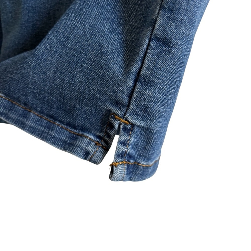 Woman Within Flex Fit Elastic Waist Denim Capri Jeans 20W Pull-on Stretch Casual - Picture 5 of 16
